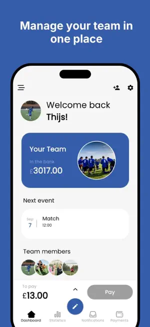 TeamCollect: Team Fines screenshot 2