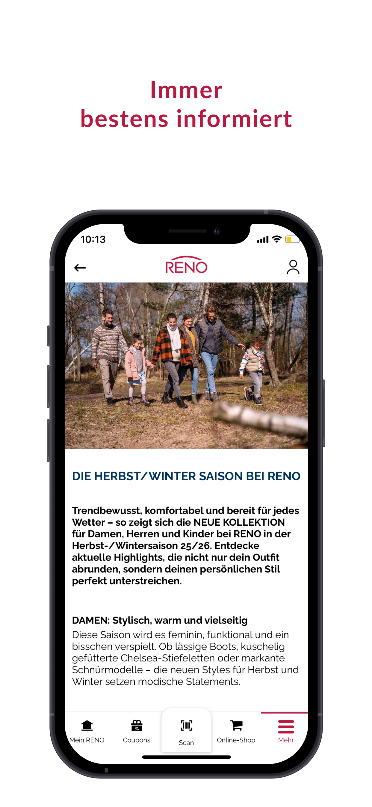 RENO-App: punkten & sparen!