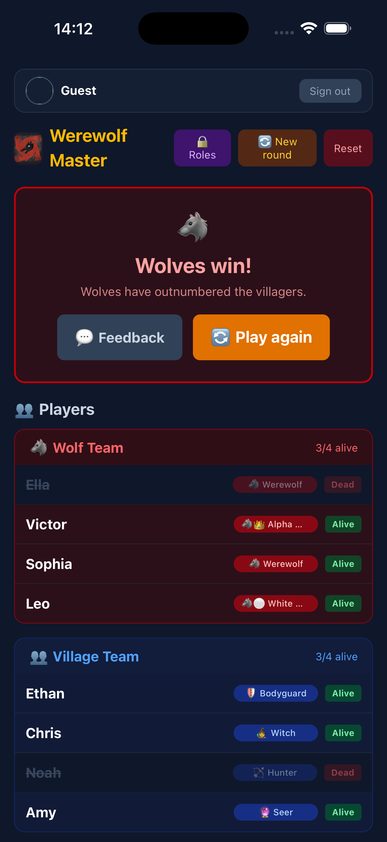 Werewolf Master - Party GM screenshot 3