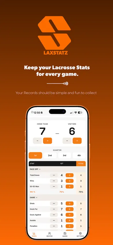 Laxstatz :: Lacrosse Stats screenshot 1
