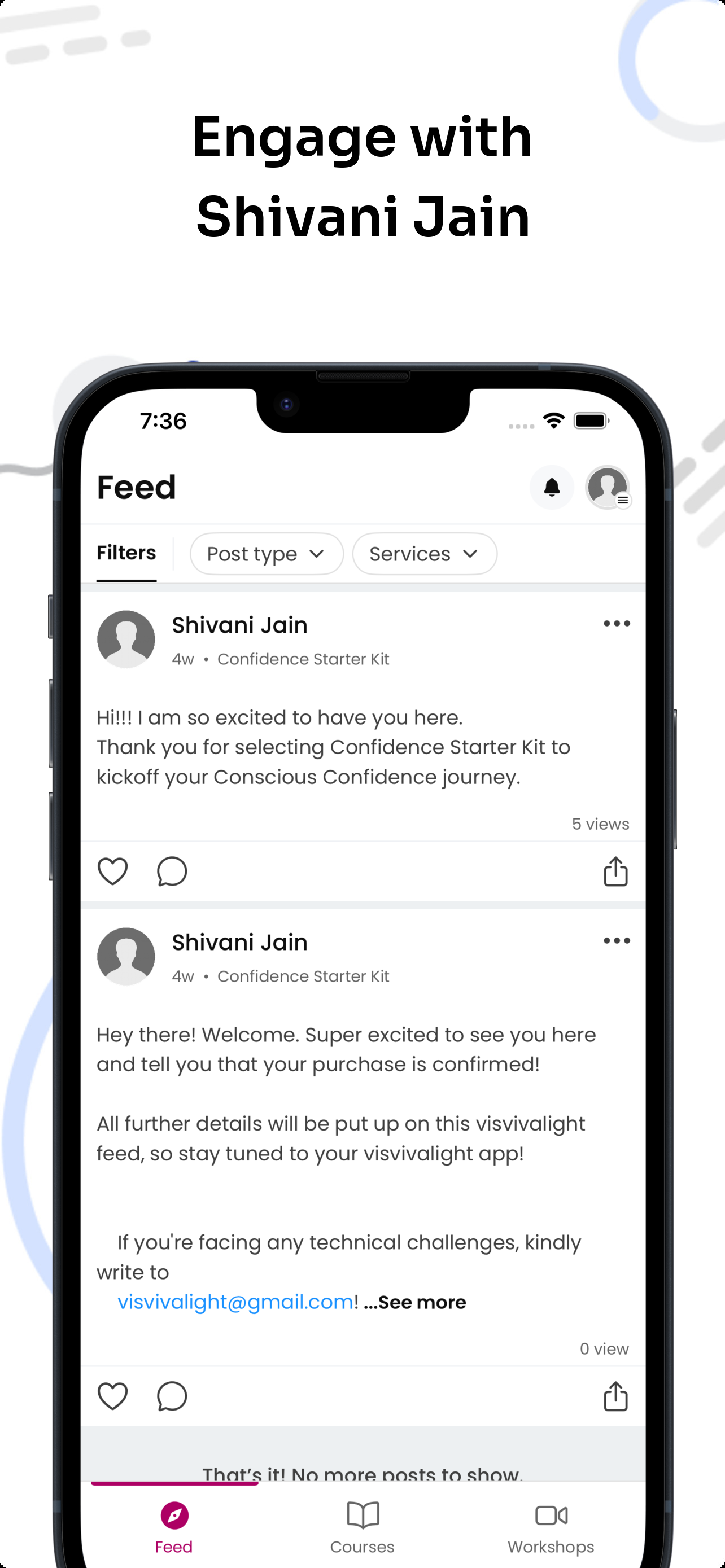 Conscious Confidence App screenshot 2