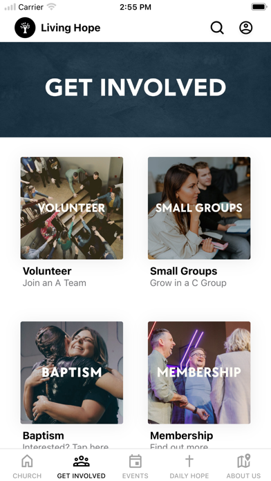 Living Hope Church Hamilton Screenshot