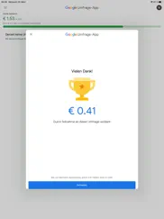 google umfrage-app ipad bildschirmfoto 3