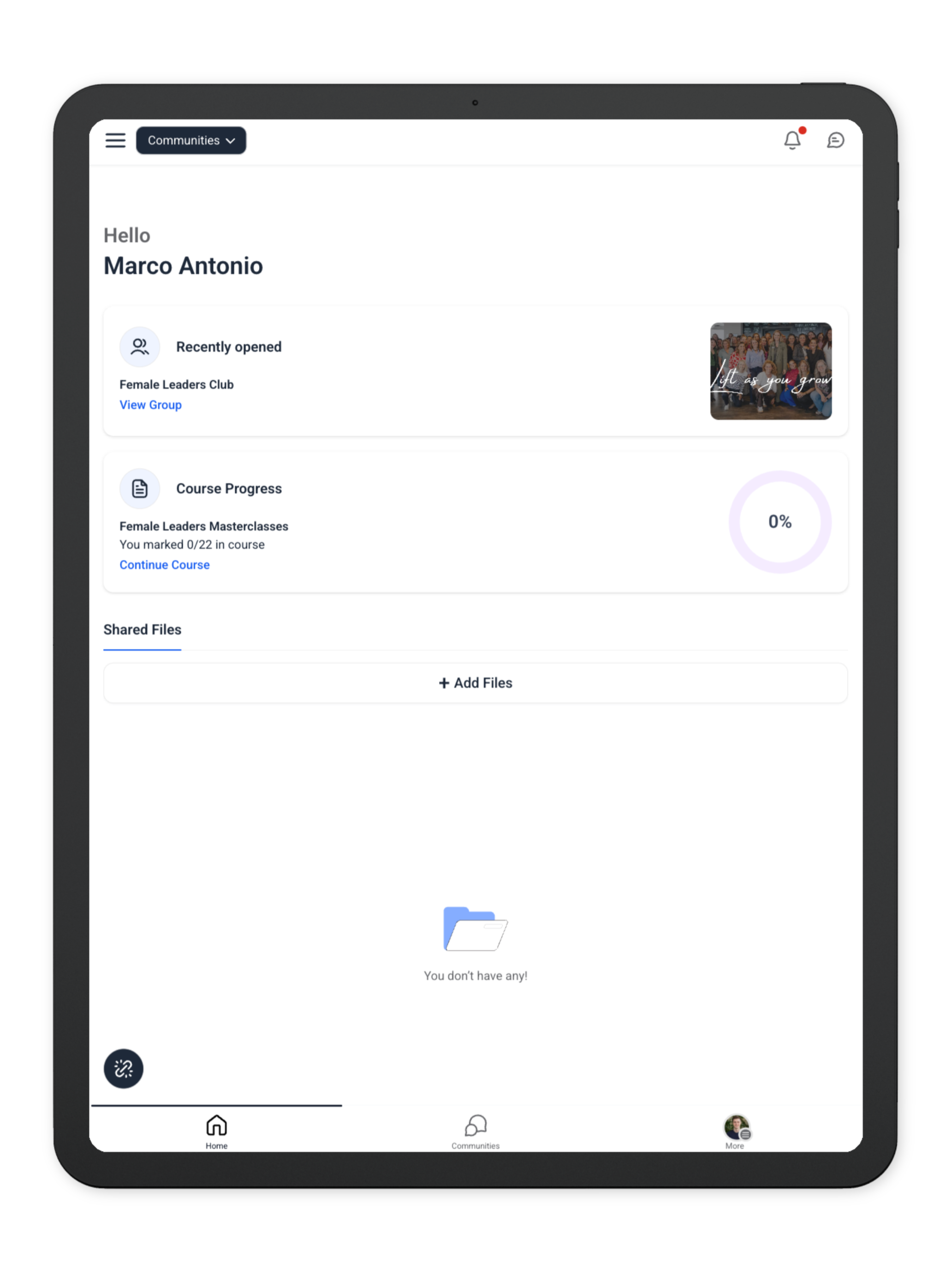 Female Leaders Club App