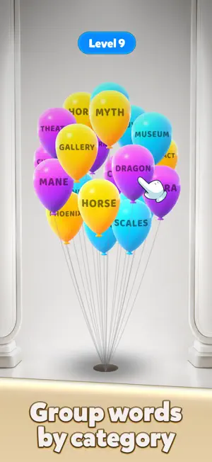 Balloon Word Jam: Pop Puzzle screenshot 1