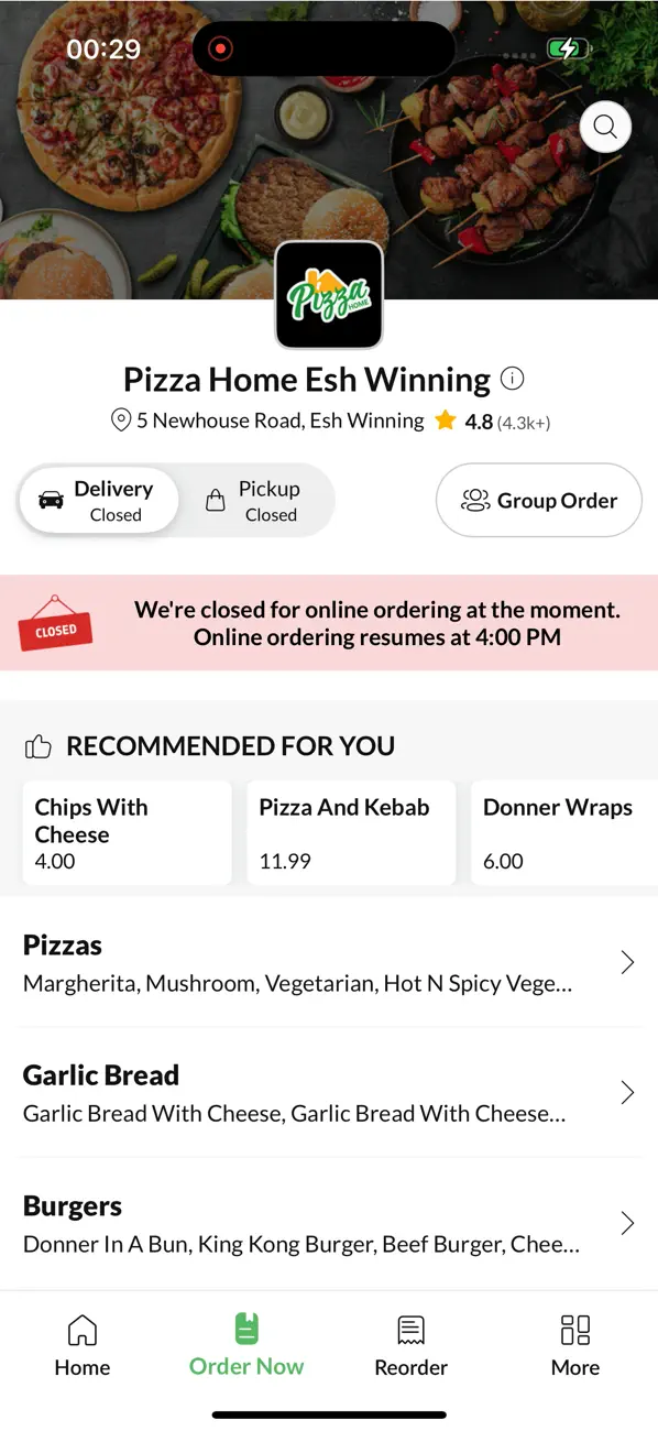 Screenshot #2 pour Pizza Home Esh Winning.