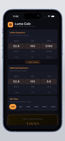 Luma Calc screenshot