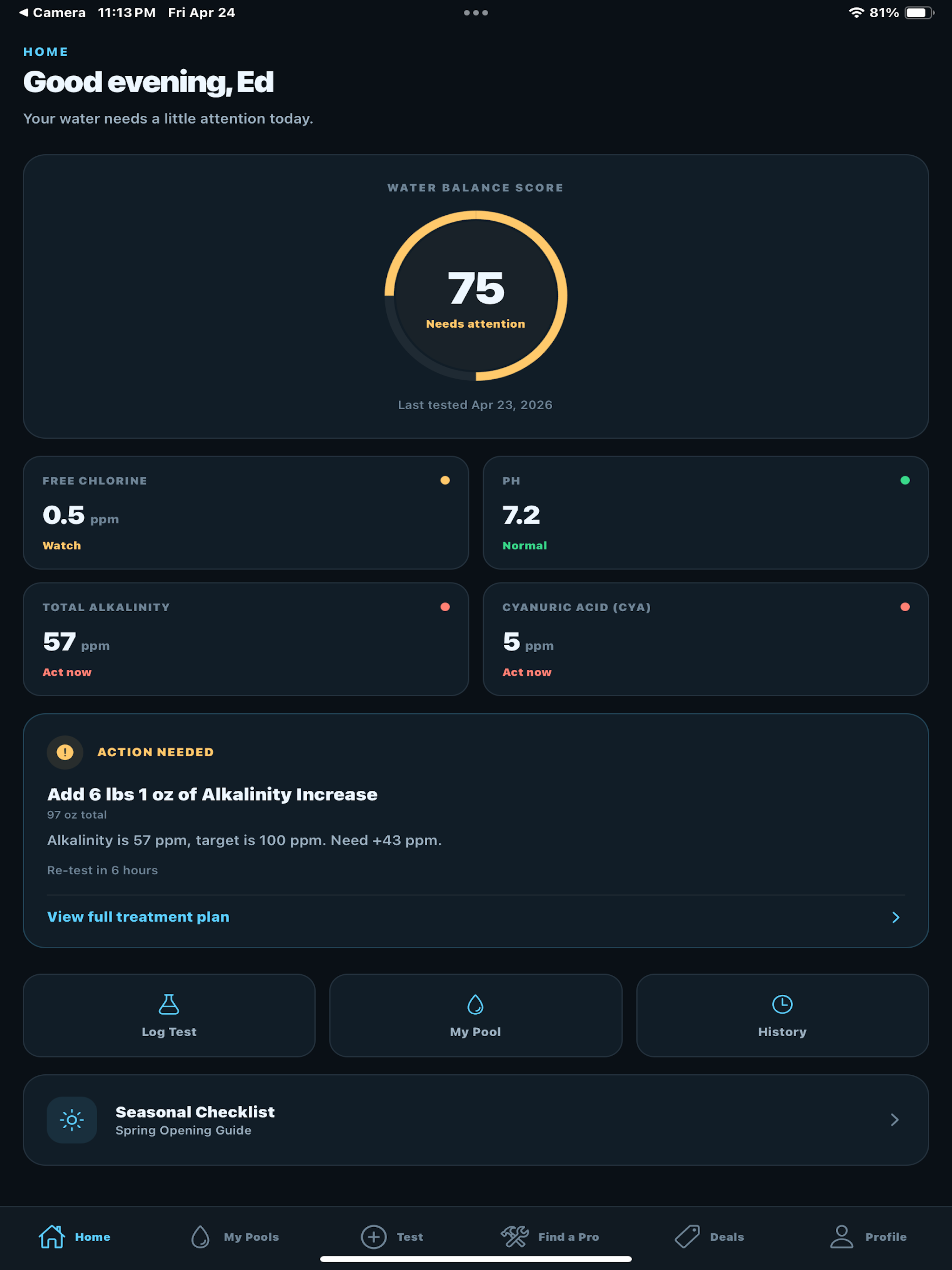 MyPoolGuy: Pool Care & Test screenshot 8