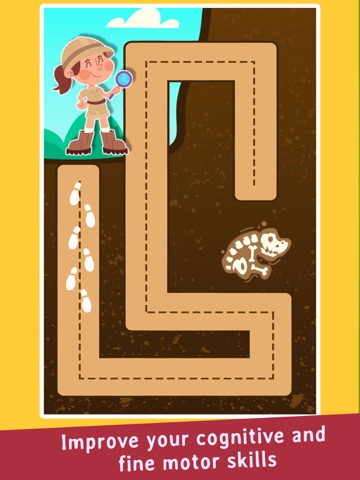 Educational Learning Mazes iPad screenshot