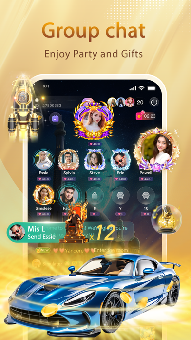 Lemon9 - Group Voice Chat Room Screenshot