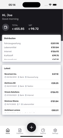 Xpens screenshot