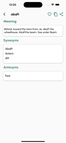 Synonyms & Antonyms Finder screenshot