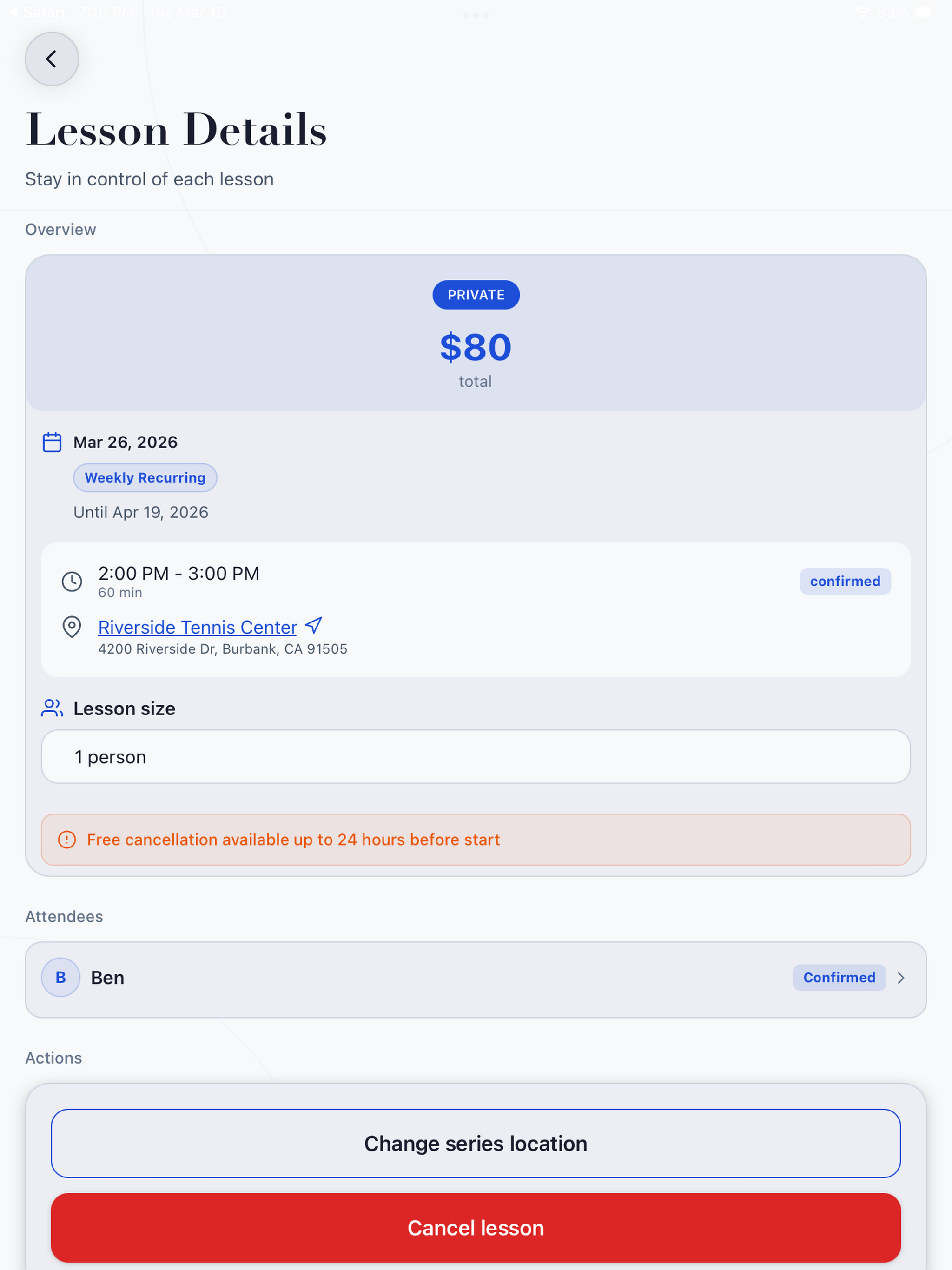 Sessio: Lesson Manager screenshot 13
