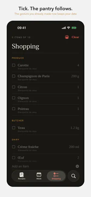 Recepta: Recipes & Shopping screenshot 2