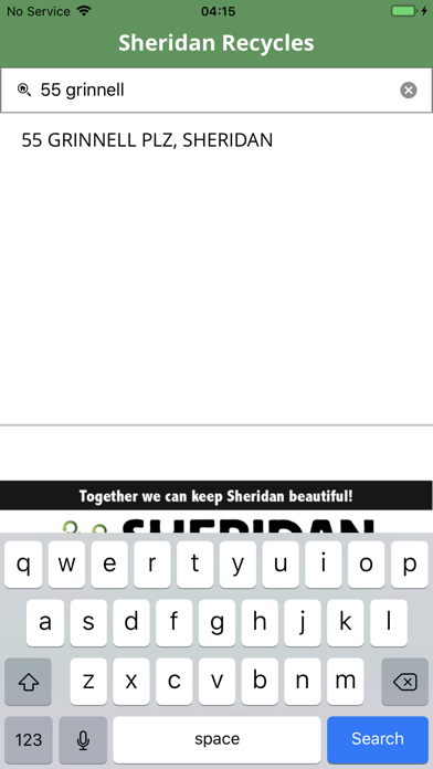 Sheridan Recycles Screenshot