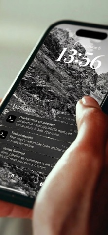 The Notification App screenshot