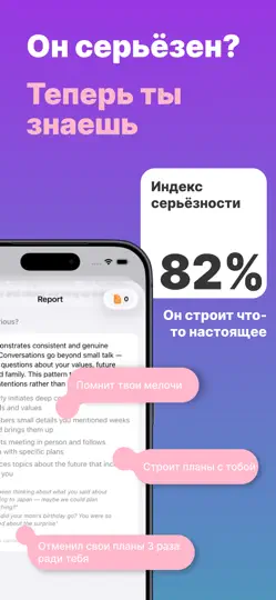 Скриншот Lenz — Анализ переписки на iPhone 4