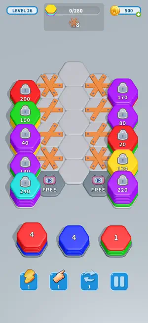 Happy Hexa Sort: 3D Puzzle screenshot 2