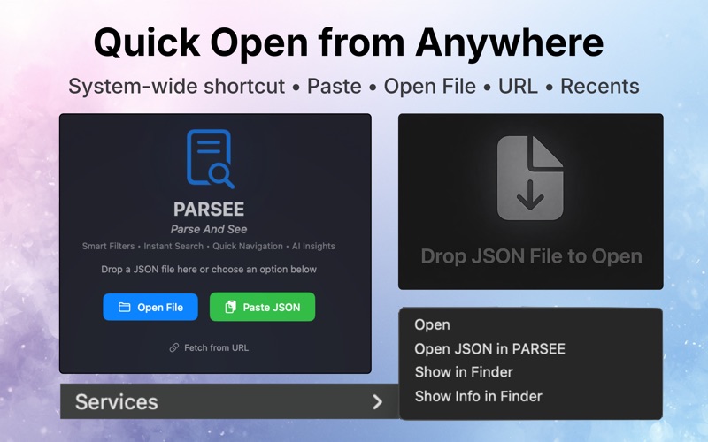 Parsee JSON Viewer screenshot