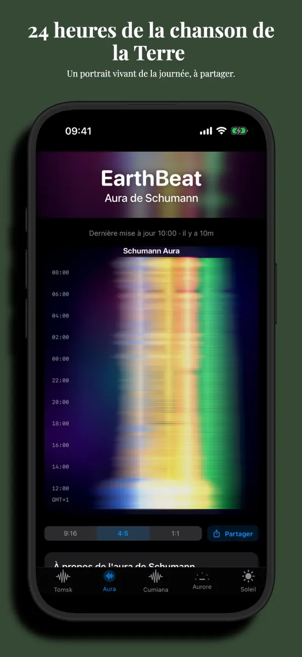 Screenshot #2 pour EarthBeat - Résonance Schumann