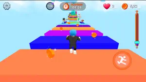 Flying Up: Happy Man Racing 3d screenshot 2