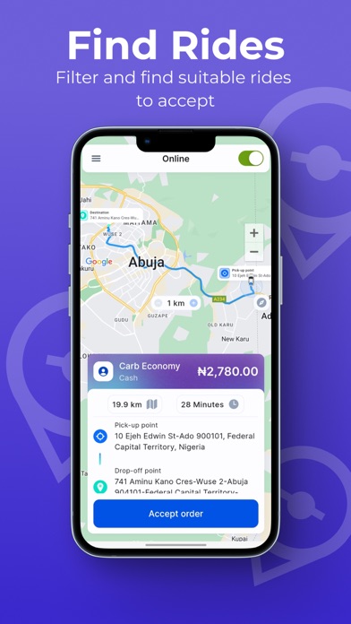 Carb Driver: Drive & Earn Screenshot