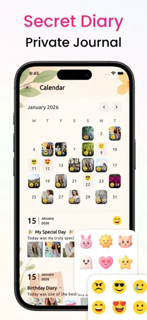Secret diary : Locked journal screenshot 4