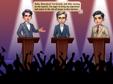 President Voting Election Game iPad screenshot
