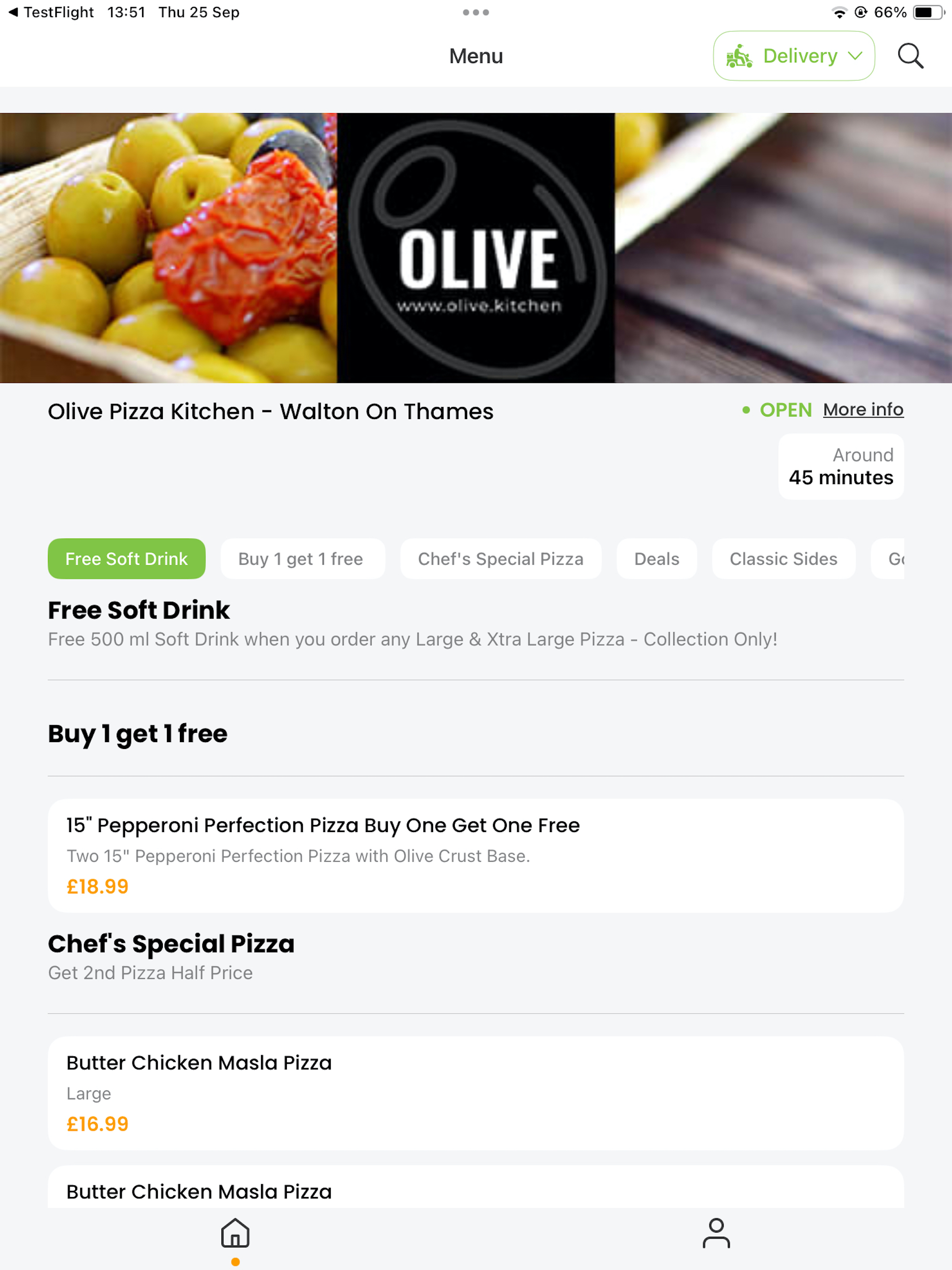 Olive Pizza Kitchen screenshot 5