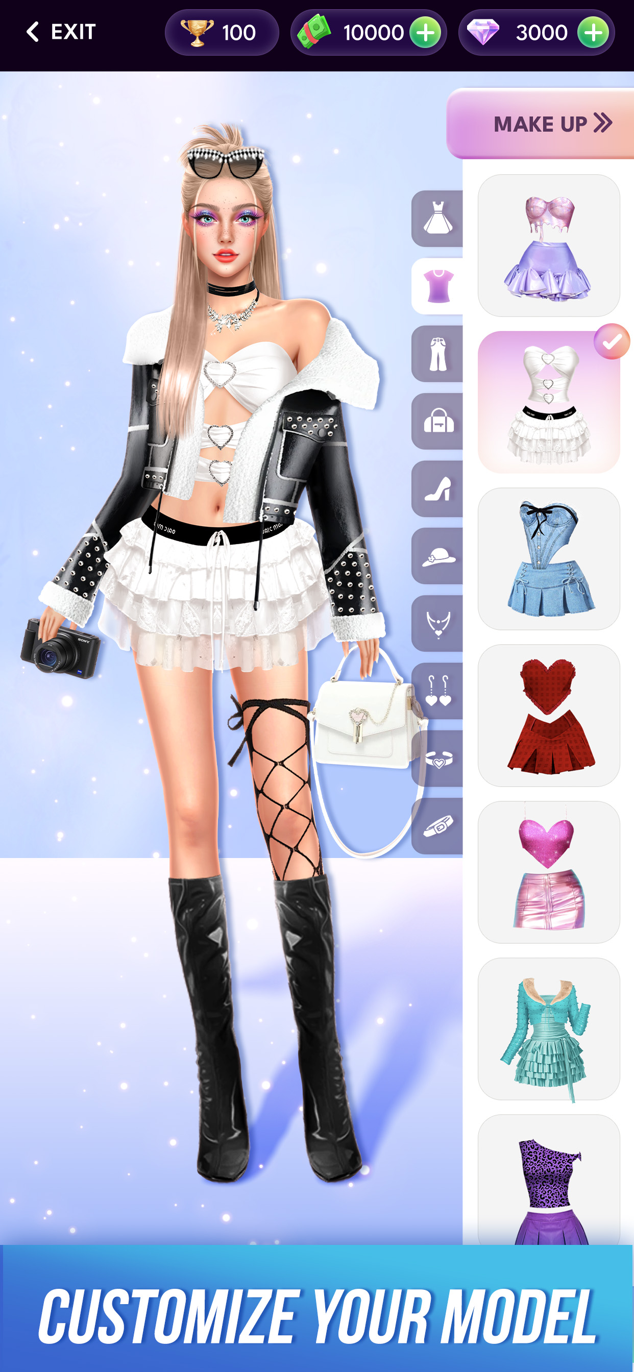 Fashion Glow: Model & Style