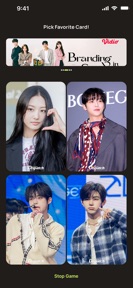 K-pop Photo Voting & Ranking screenshot