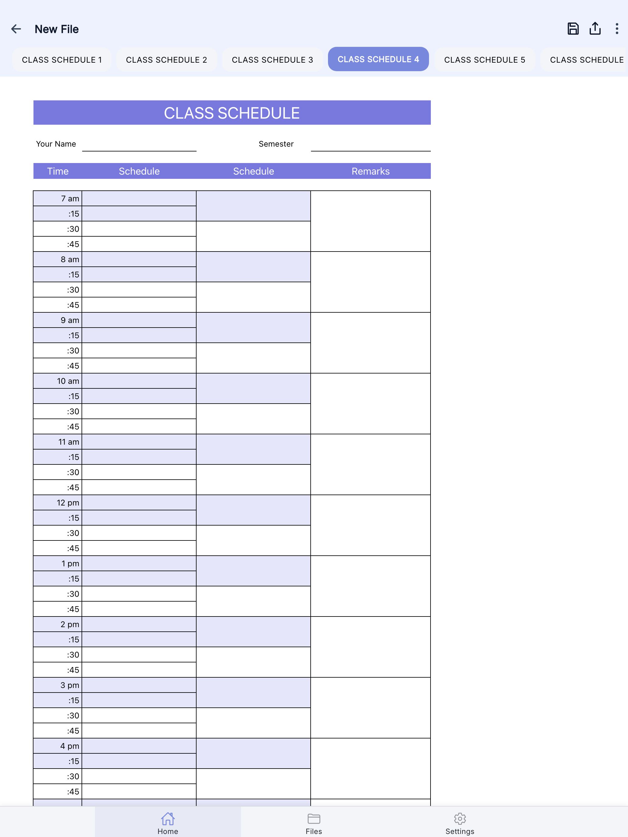 Class Schedule Tracker screenshot 15