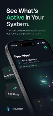 PepLedger – Peptide Tracker Screenshot 1 of 6