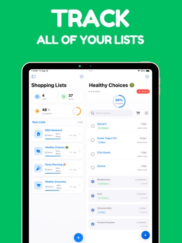 ListEasy: Grocery List iPad screenshot
