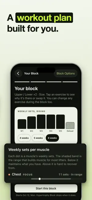 Workout Tracker - Mesolab screenshot 2
