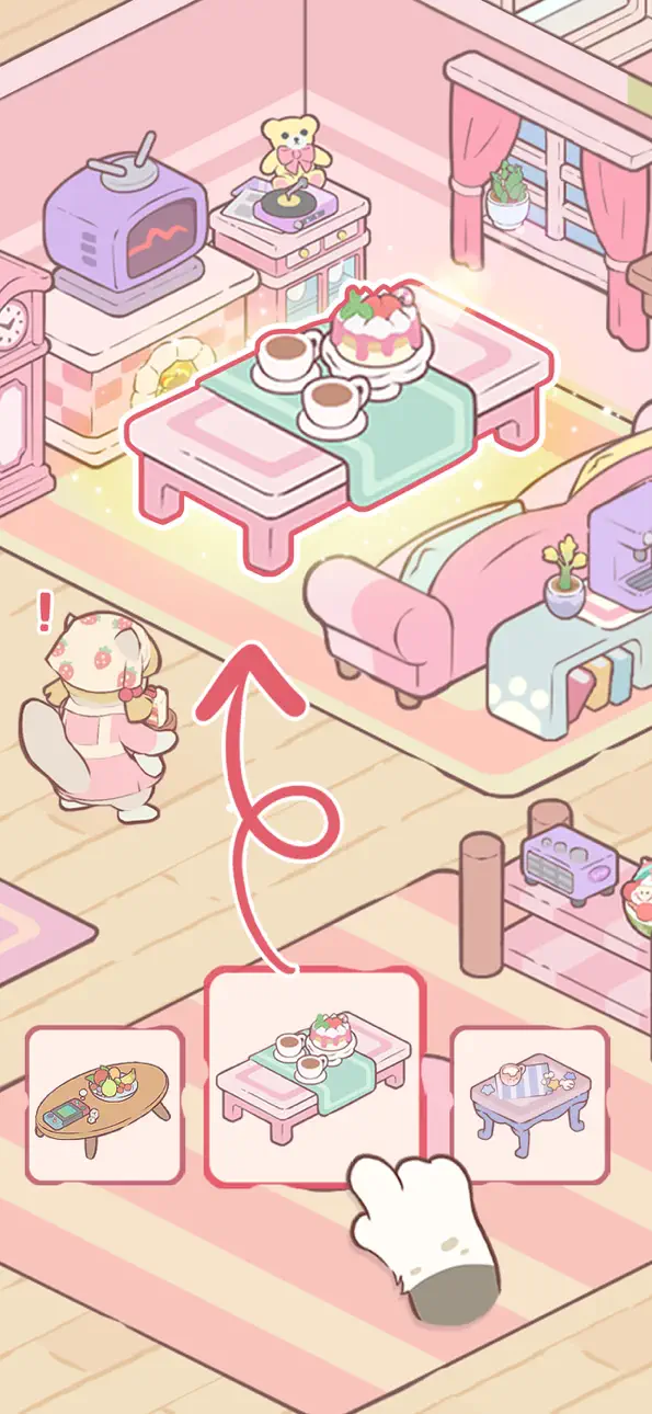 Cats Mansion - Cute Merge Game Hack screenshot 2 - iOS game interface