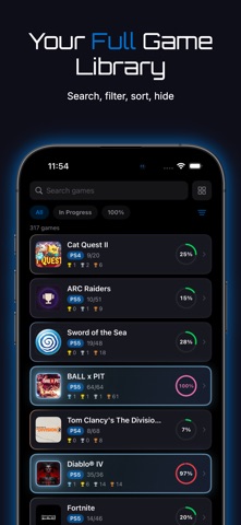 PSN GO: Trophy Tracker screenshot
