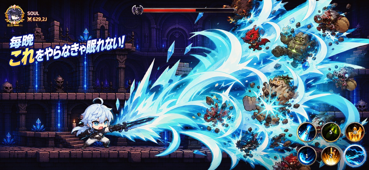 Soul Strike iOS Mod IPA screenshot 1 - iOS game interface