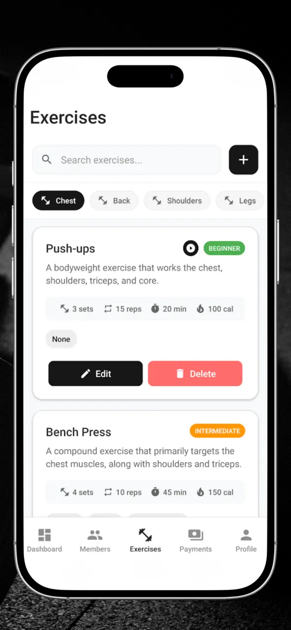 Screenshot #2 pour Cross Fitness: Gym Management