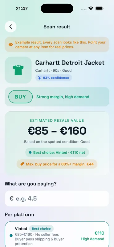 Vondi: Resale Value Checker screenshot 6 of 8