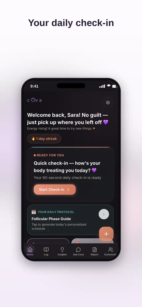 Cova Healthアプリ screenshot 2