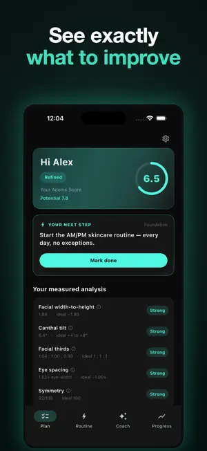 Adonis: Looksmax & Glow Up screenshot 2