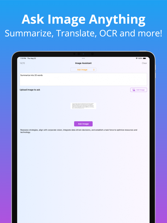 WorkGPT AI Copilot iPad screenshot 9 - Business app
