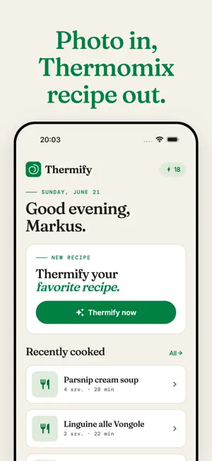 Thermify: Recipe Converter screenshot 1