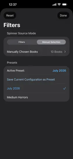 TBR Spinner iPhone Screenshot 2