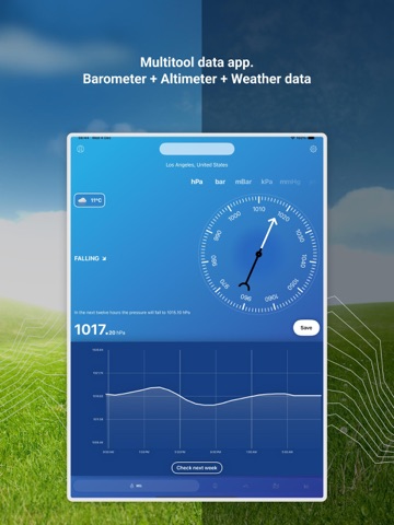 My Barometer and Altimeter iPad screenshot