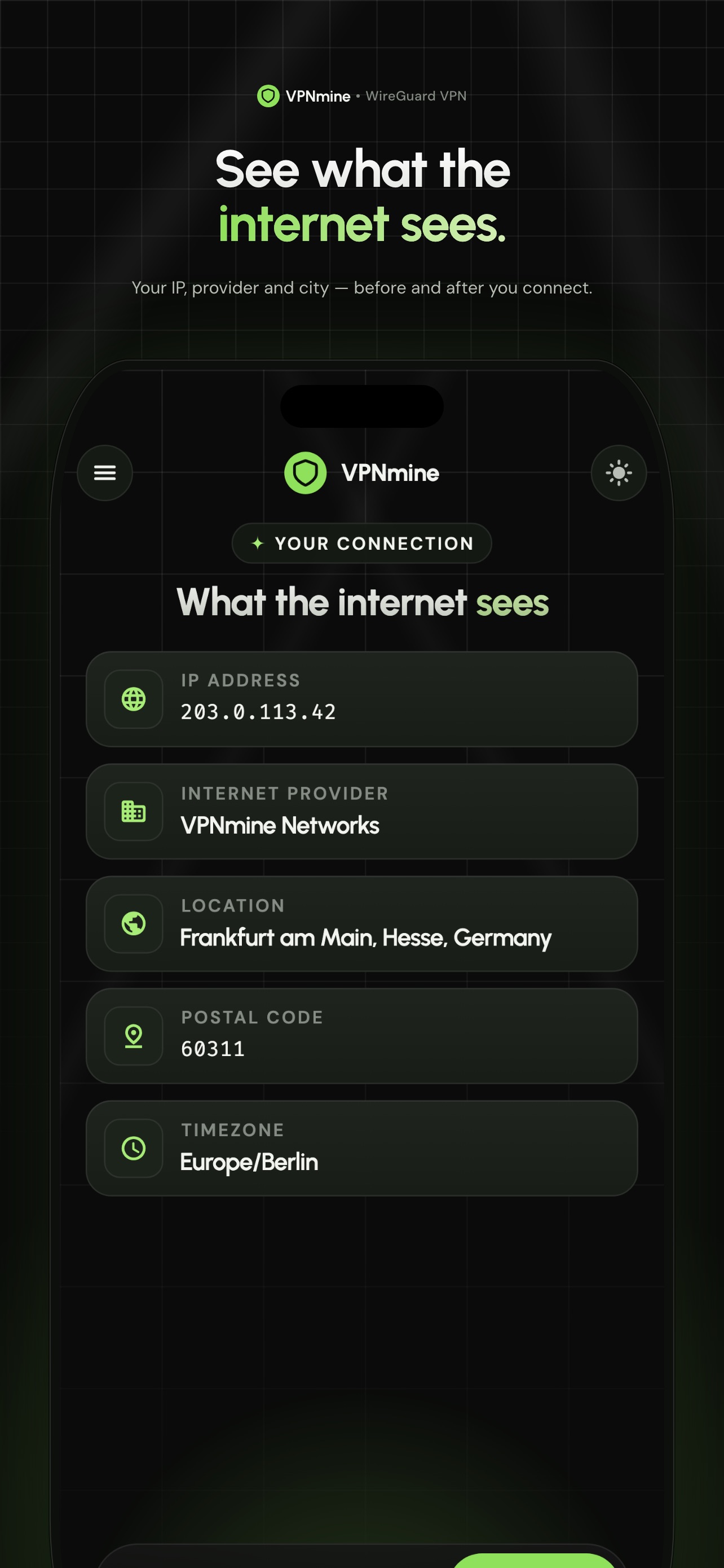 Screenshot 3 of VPNmine — Fast & Secure VPN