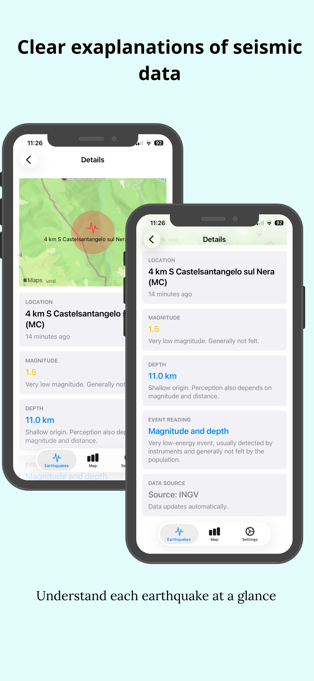 Earthquake Notifications & Map screenshot 3