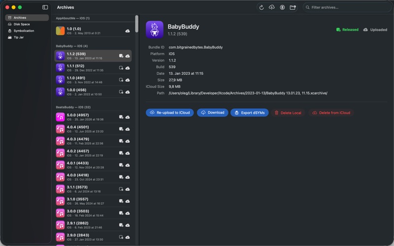 ArchiveManager screenshot