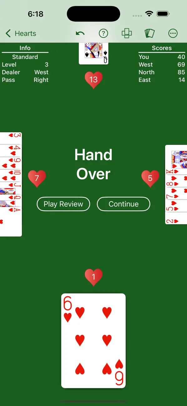 Screenshot #2 pour Hearts - Expert AI